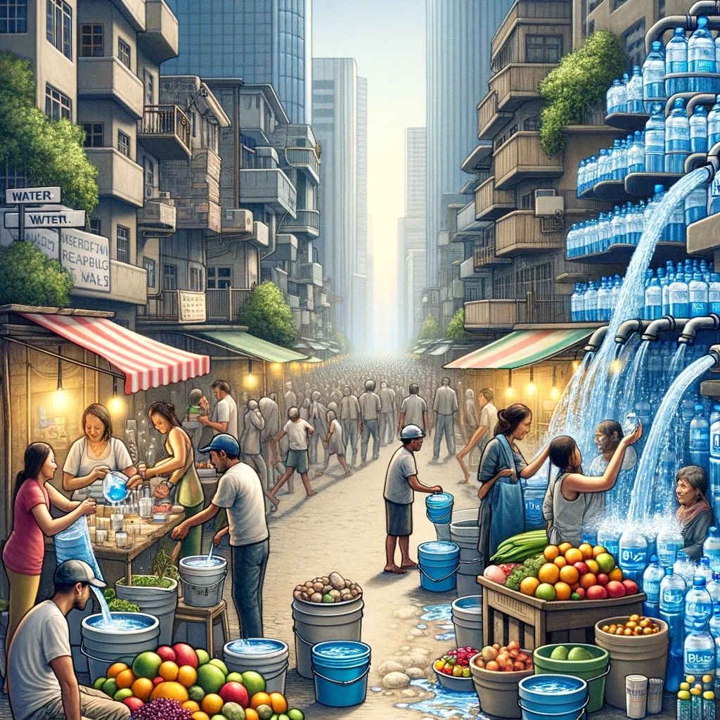 The value of water…