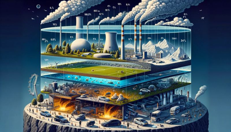 Visualising the carbon intensity of life