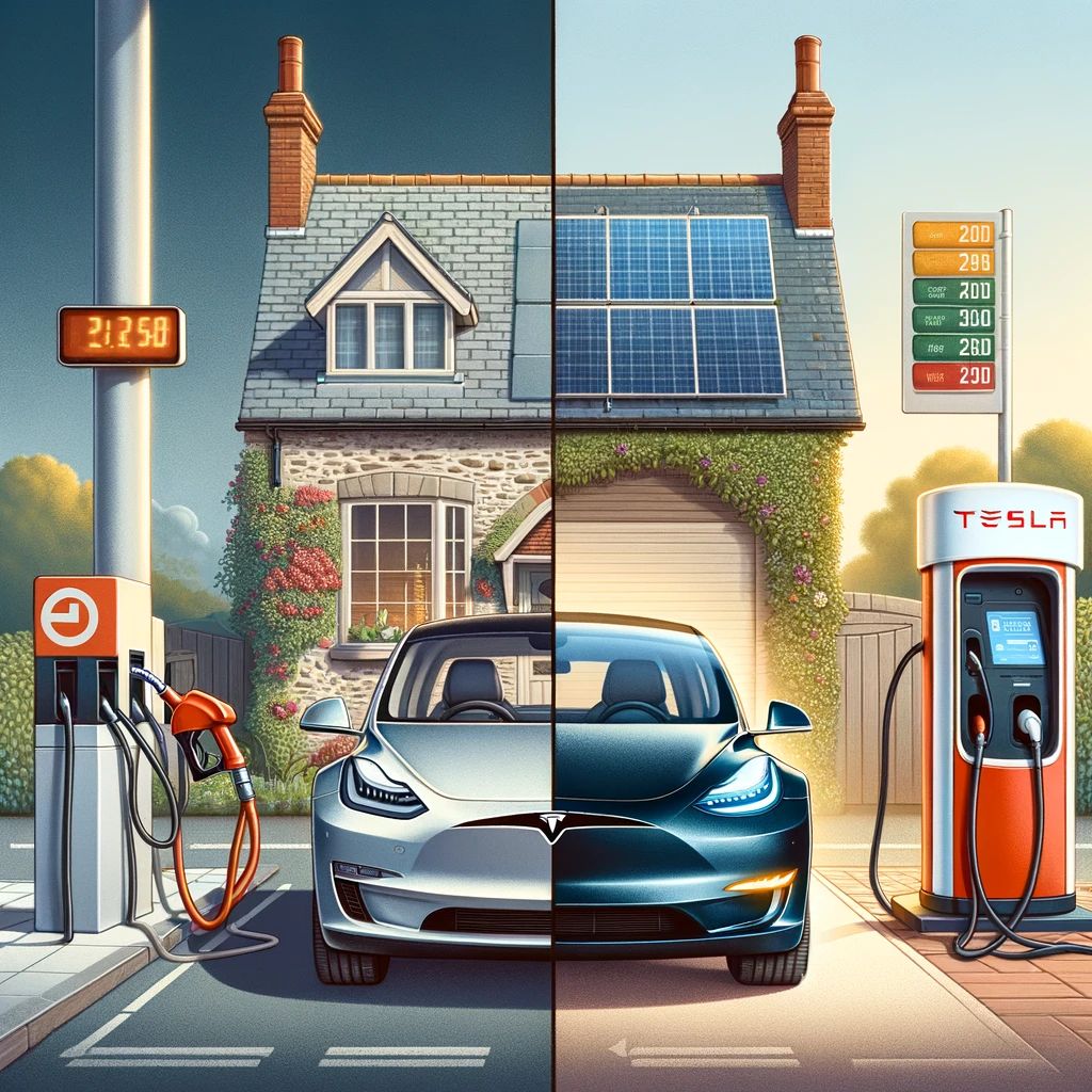 Electricity is cheaper if you can afford it