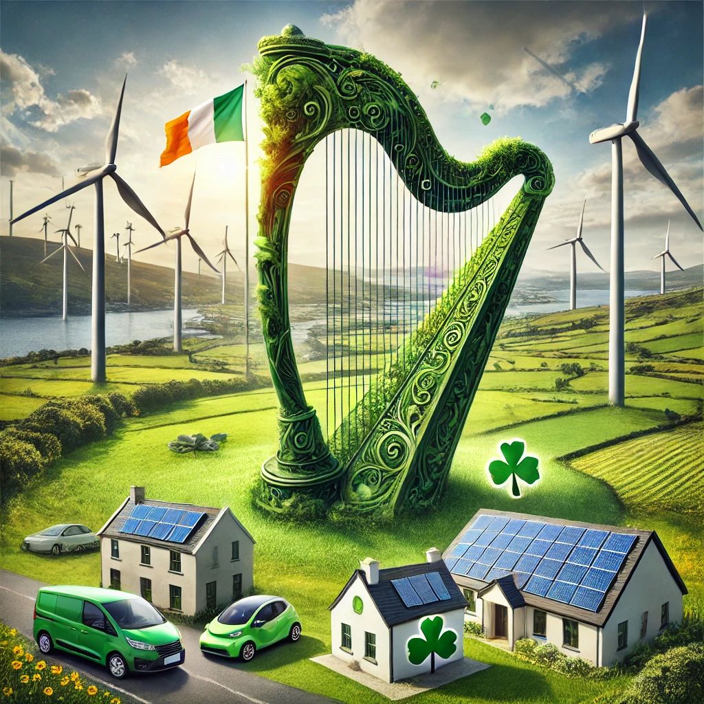 How green is the Emerald Isle…?