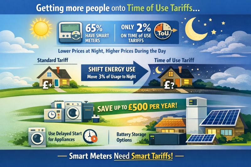 Getting more people onto time of use tariffs
