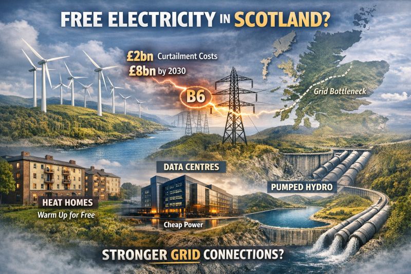 Free electricity in Scotland