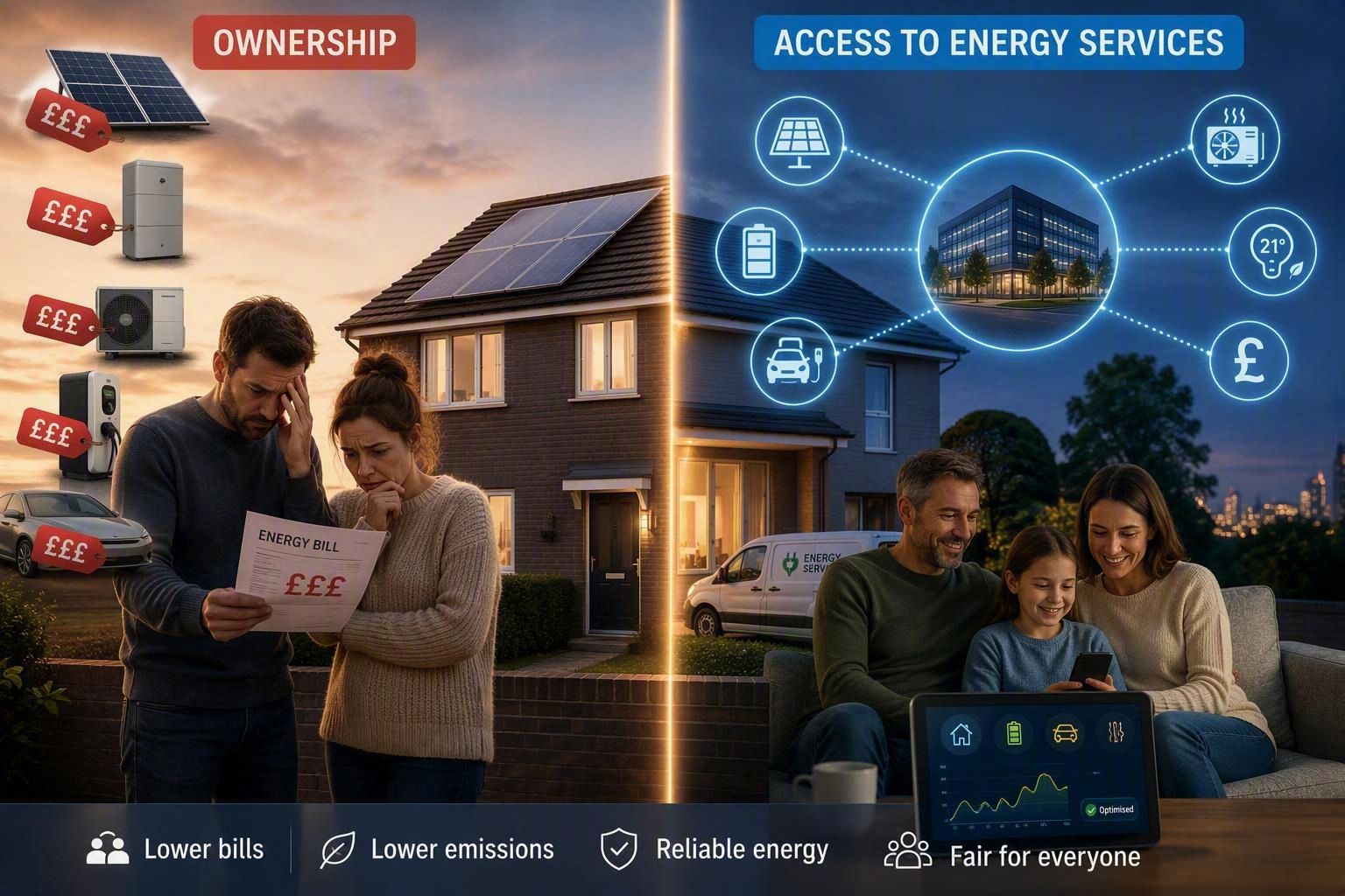 A fairer energy system could be one where we own fewer assets…?